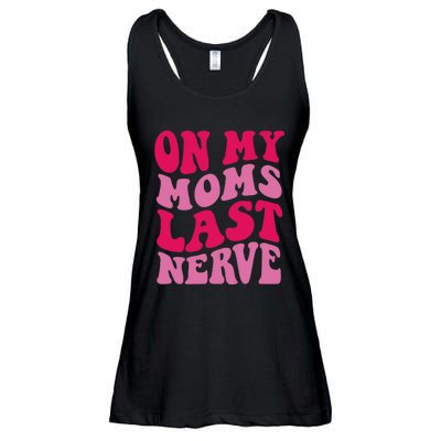 Mommy Of The Birthday Girl Unicorn Flossing MomOn My Mom's Last Nerve Ladies Essential Flowy Tank