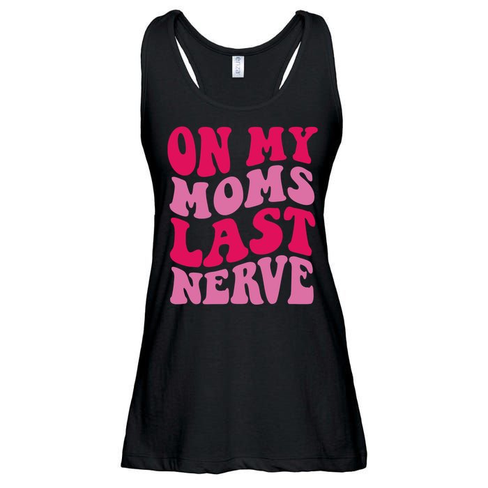 Mommy Of The Birthday Girl Unicorn Flossing MomOn My Mom's Last Nerve Ladies Essential Flowy Tank