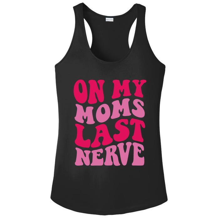 Mommy Of The Birthday Girl Unicorn Flossing MomOn My Mom's Last Nerve Ladies PosiCharge Competitor Racerback Tank