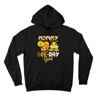 Mommy Of The Bee Day Girl Funny Bee Birthday Party Hoodie