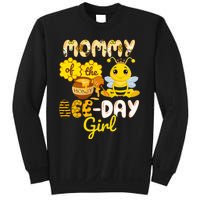 Mommy Of The Bee Day Girl Funny Bee Birthday Party Sweatshirt