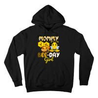 Mommy Of The Bee Day Girl Funny Bee Birthday Party Tall Hoodie