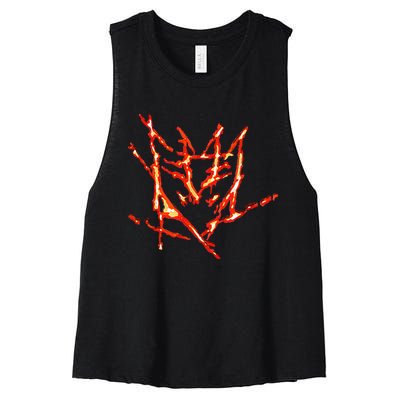 Mark Of The Fallen Commander Women's Racerback Cropped Tank