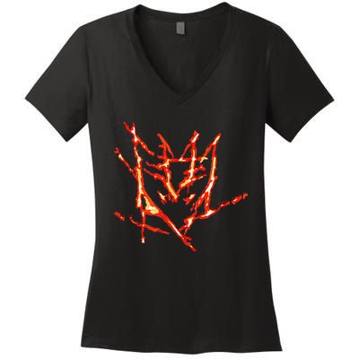 Mark Of The Fallen Commander Women's V-Neck T-Shirt