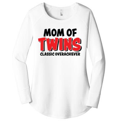 Mom Of Twins Classic Overachiever Women's Perfect Tri Tunic Long Sleeve Shirt