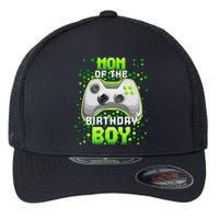 Mom of the Birthday Matching Video Gamer Birthday Party Flexfit Unipanel Trucker Cap