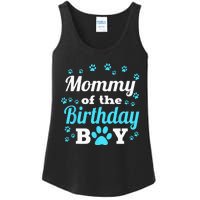 Mommy Of The Birthday Boy Dog Paw Bday Party Celebration Ladies Essential Tank