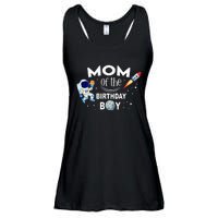 Mom of The Birthday Space Astronaut gift for Birthday Ladies Essential Flowy Tank