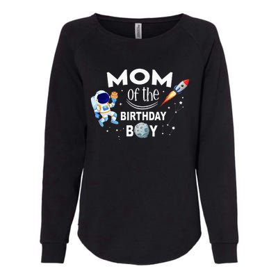 Mom of The Birthday Space Astronaut gift for Birthday Womens California Wash Sweatshirt