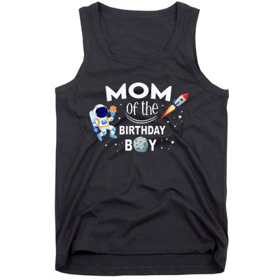 Mom of The Birthday Space Astronaut gift for Birthday Tank Top