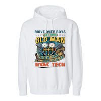 Move Overlet This Old Man Show You How To Be An Hvac Garment-Dyed Fleece Hoodie