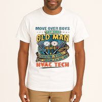 Move Overlet This Old Man Show You How To Be An Hvac Tall T-Shirt