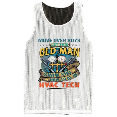 Move Overlet This Old Man Show You How To Be An Hvac Mesh Reversible Basketball Jersey Tank