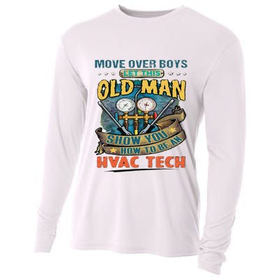 Move Overlet This Old Man Show You How To Be An Hvac Cooling Performance Long Sleeve Crew
