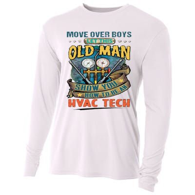 Move Overlet This Old Man Show You How To Be An Hvac Cooling Performance Long Sleeve Crew