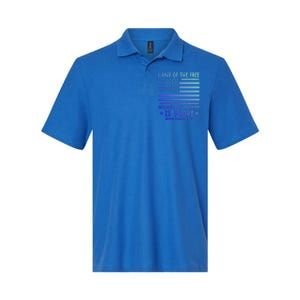 Month Of The Military Land Of Free Because My Mommy Is Brave Meaningful Gift Softstyle Adult Sport Polo