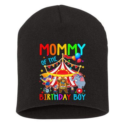 Mommy Of The Birthday Carnival Circus Themed Family Bday Short Acrylic Beanie
