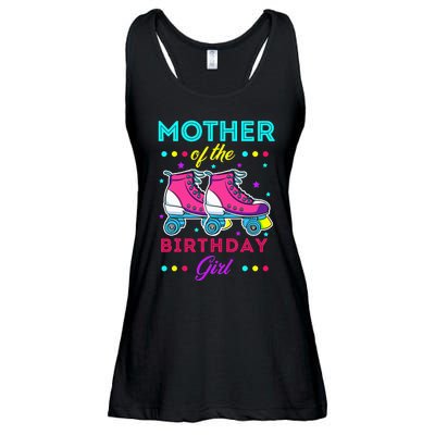 Mother of the Birthday Roller Skates Bday Skating Theme Ladies Essential Flowy Tank