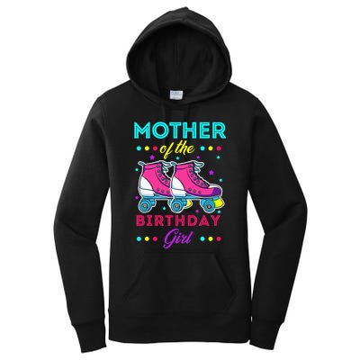 Mother of the Birthday Roller Skates Bday Skating Theme Women's Pullover Hoodie