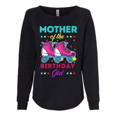 Mother of the Birthday Roller Skates Bday Skating Theme Womens California Wash Sweatshirt