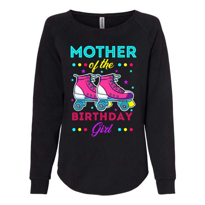 Mother of the Birthday Roller Skates Bday Skating Theme Womens California Wash Sweatshirt