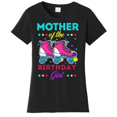 Mother of the Birthday Roller Skates Bday Skating Theme Women's T-Shirt