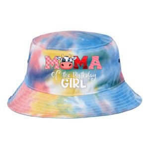 Mama of The Birthday Cow Family Cow Farm Matching Tie Dye Newport Bucket Hat