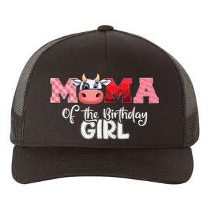 Mama of The Birthday Cow Family Cow Farm Matching Yupoong Adult 5-Panel Trucker Hat