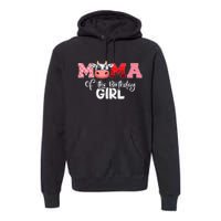 Mama of The Birthday Cow Family Cow Farm Matching Premium Hoodie