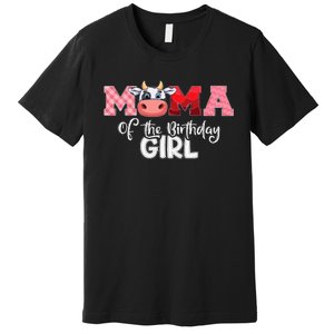 Mama of The Birthday Cow Family Cow Farm Matching Premium T-Shirt