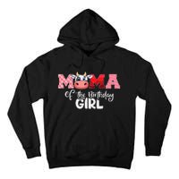 Mama of The Birthday Cow Family Cow Farm Matching Tall Hoodie