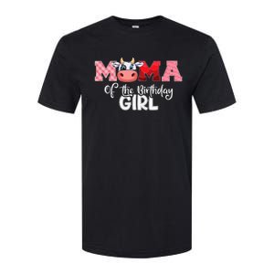 Mama of The Birthday Cow Family Cow Farm Matching Softstyle CVC T-Shirt