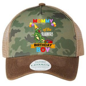 MOMMY OF THE RAWR BIRTHDAY BOY Legacy Tie Dye Trucker Hat