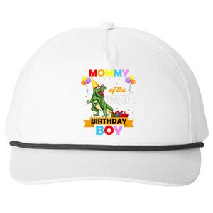 MOMMY OF THE RAWR BIRTHDAY BOY Snapback Five-Panel Rope Hat