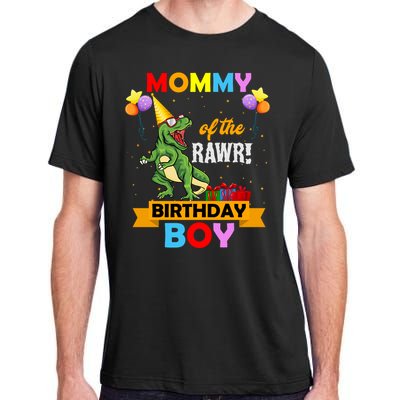 MOMMY OF THE RAWR BIRTHDAY BOY Adult ChromaSoft Performance T-Shirt