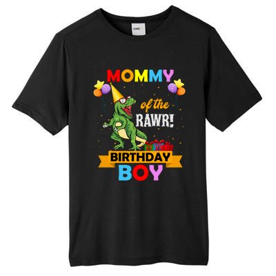 MOMMY OF THE RAWR BIRTHDAY BOY Tall Fusion ChromaSoft Performance T-Shirt