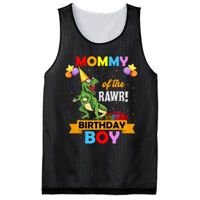 MOMMY OF THE RAWR BIRTHDAY BOY Mesh Reversible Basketball Jersey Tank