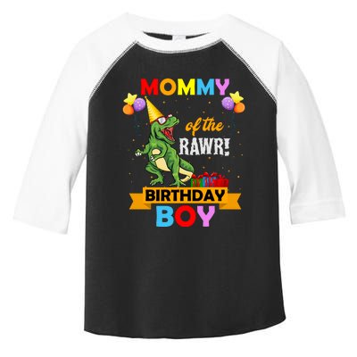 MOMMY OF THE RAWR BIRTHDAY BOY Toddler Fine Jersey T-Shirt