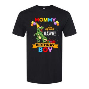 MOMMY OF THE RAWR BIRTHDAY BOY Softstyle CVC T-Shirt