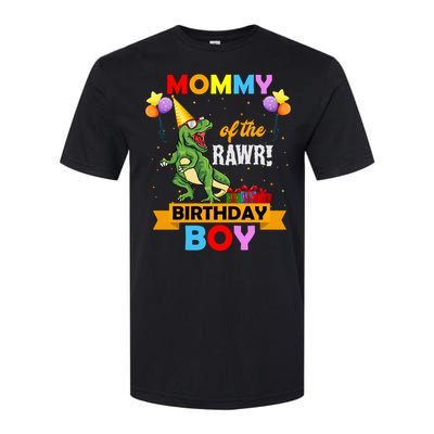 MOMMY OF THE RAWR BIRTHDAY BOY Softstyle CVC T-Shirt