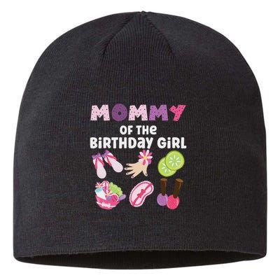 Mommy Of The Birthday Girl Spa Themed Party Matching Sustainable Beanie