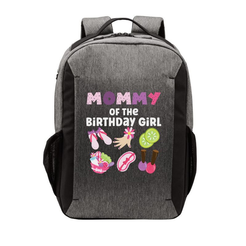 Mommy Of The Birthday Girl Spa Themed Party Matching Vector Backpack