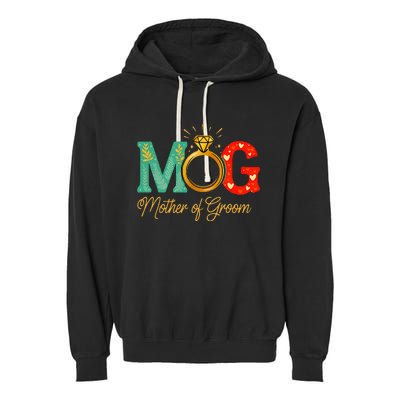 Mother Of The Groom Mob Mog Mom Wedding Bachelorette Garment-Dyed Fleece Hoodie