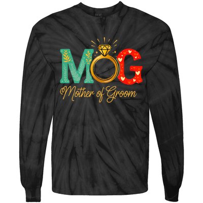 Mother Of The Groom Mob Mog Mom Wedding Bachelorette Tie-Dye Long Sleeve Shirt