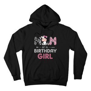 Mom of The Birthday Farm Cow Mommy Family Matching Hoodie