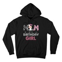 Mom of The Birthday Farm Cow Mommy Family Matching Hoodie