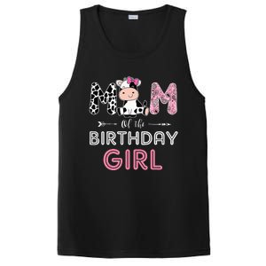 Mom of The Birthday Farm Cow Mommy Family Matching PosiCharge Competitor Tank