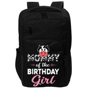 Mommy of The Bday Farm Cow Mom Birthday Party Impact Tech Backpack