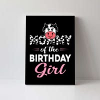 Mommy of The Bday Farm Cow Mom Birthday Party Canvas