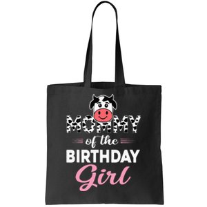 Mommy of The Bday Farm Cow Mom Birthday Party Tote Bag